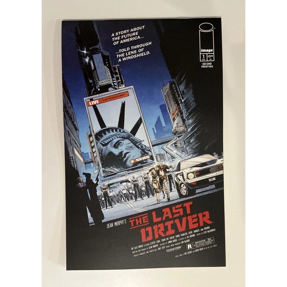 Last Driver #1 2nd print Sean Murphy NM 2026 Escape From New York homage Image